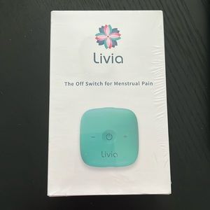 Livia Menstrual Pain Relief Device, Teal color.  NEW, never opened!